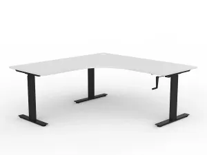 OL Agile 90° Workstation Winder Height Adjustable Corner Desk thumbnail 4