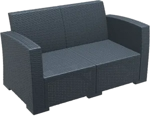 FL Monaco Hospitality Outdoor 2 Seater Lounge thumbnail 3