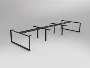 OL Anvil Double Sided 6 User Desk Frame thumbnail 4