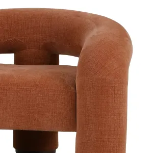 CR Trinom Fabric Upholstered Timber Leg Armchair thumbnail 5