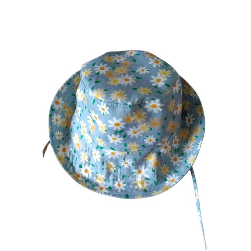 Bucket hat blue daisy