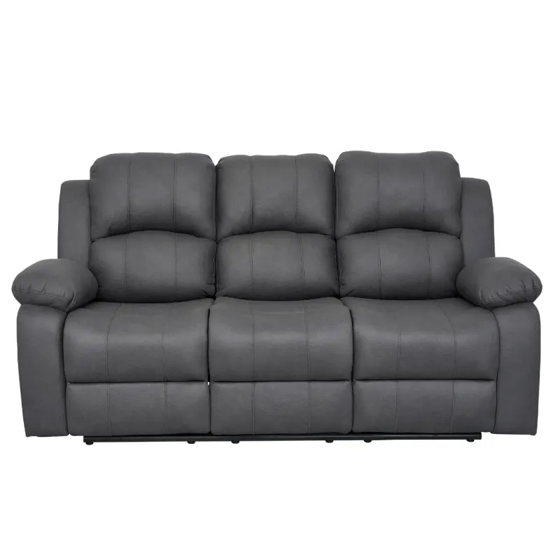 BT Valor Fabric Upholstered 3 Seater Manual Recliner Lounge