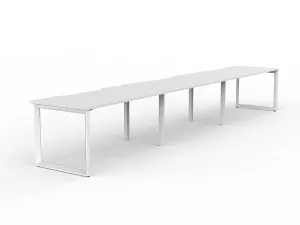 OL Anvil 3-User Workspace – White Top with White Frame thumbnail 12