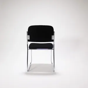 RL Evo PU Leather Upholstered Chrome Sled Base Visitor Chair thumbnail 2