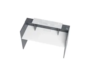 GP Sorrento Marble Charcoal Melamine Reception Counter thumbnail 7