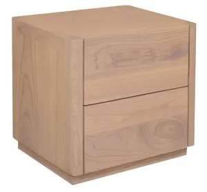 CT Gatsby Solid Timber 2 Drawer Bedside Table thumbnail 6