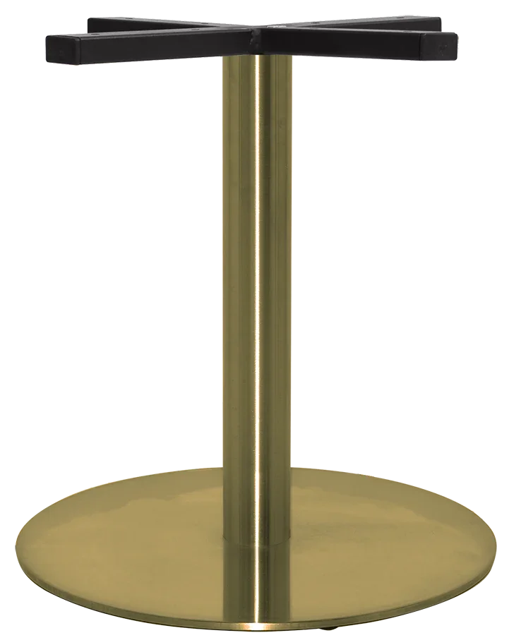 EZ BASE COFFEE TABLE ROME DISC 400MM BRASS