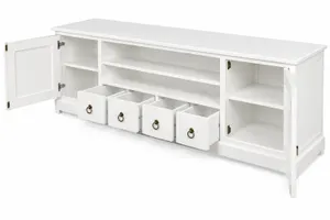 CT Tasmania Solid Timber 2 Door 4 Drawer Entertainment Unit thumbnail 6