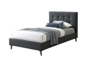 VI Yulara Fabric Upholstered Timber Leg Bed thumbnail 4