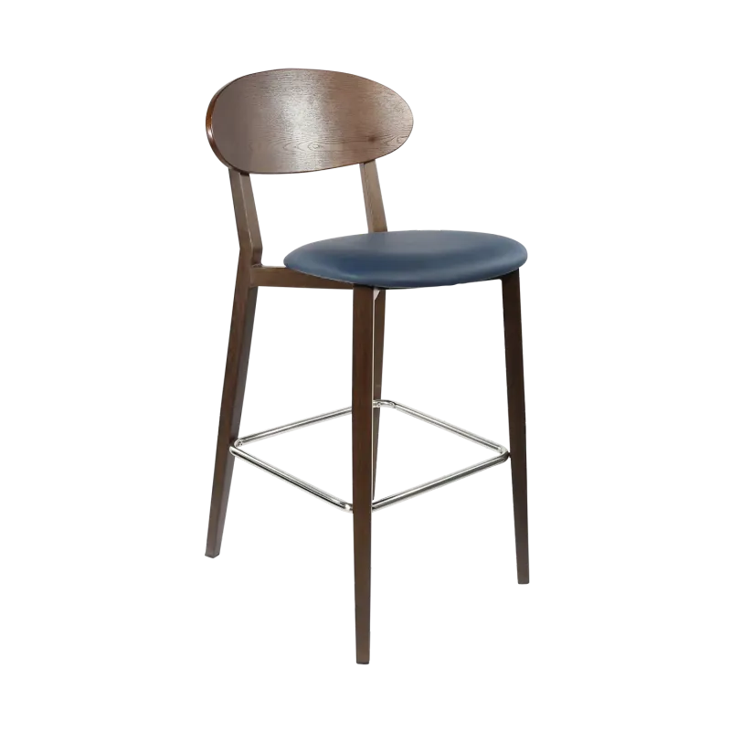 FL Atlanta Upholstered Seat Aluminium Frame Hospitality Barstool