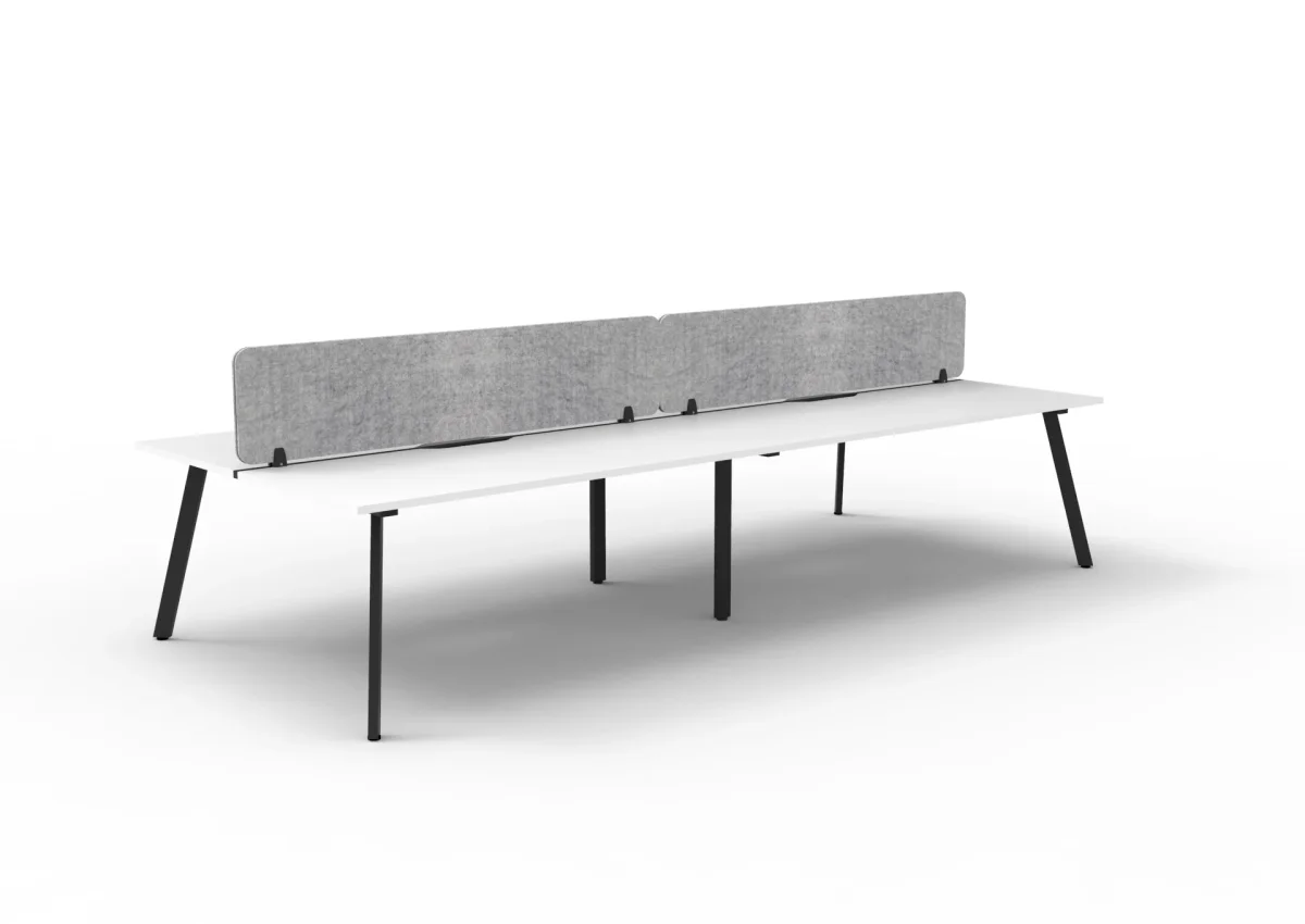 RL Eternity Double Sided Workstation with Grey Eco Panel Screen