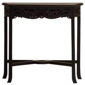 CT Jepara Solid Timber Carved Sofa Table thumbnail 6