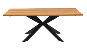 VI Barlow MDF Top with Metal Base Dining Table thumbnail 1