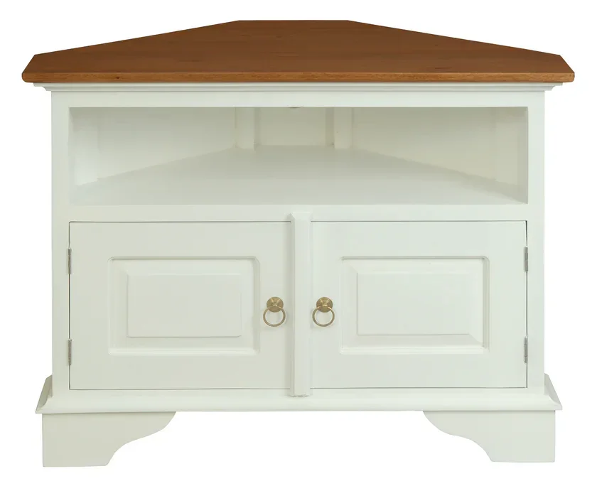 CT Tasmania Solid Timber 2 Door Corner TV Stand