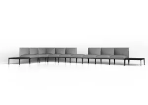DD Kinetic Single Arm Fabric Upholstered Breakout Seating thumbnail 12
