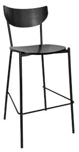 EZ STOOL MARCO BLACK - BLACK thumbnail 1