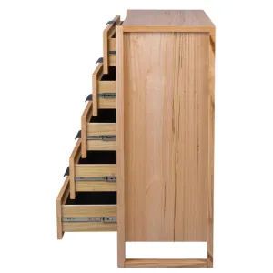 VI Perisher Solid Timber 5 Drawer Tallboy thumbnail 5