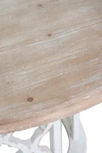 DA Lattice Solid Timber Round Dining Table thumbnail 2