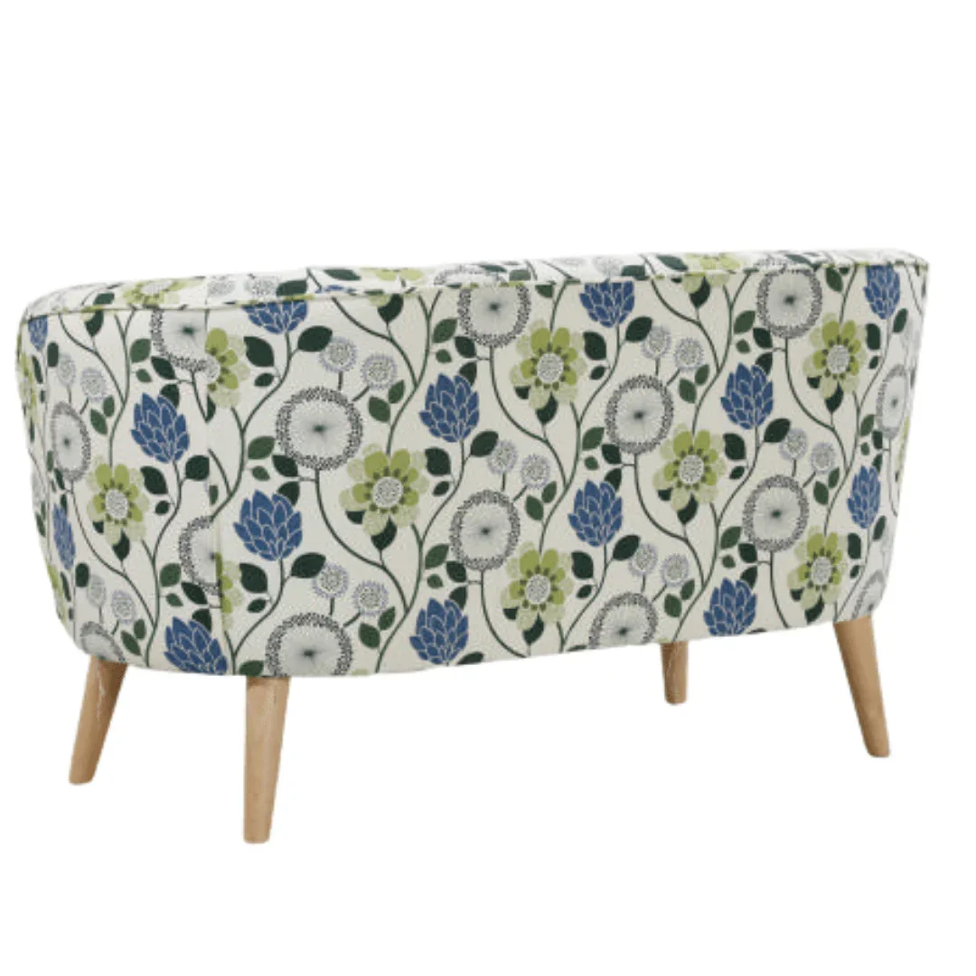 BT Stamford Digital Print Fabric Upholstered 2 Seater Sofa
