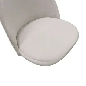 VI Channon Fabric Upholstered Metal Leg Dining Chair thumbnail 6