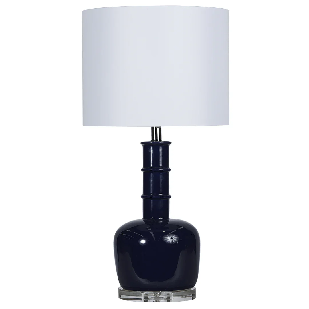 SH Ashly Ceramic Base Table Lamp Blue