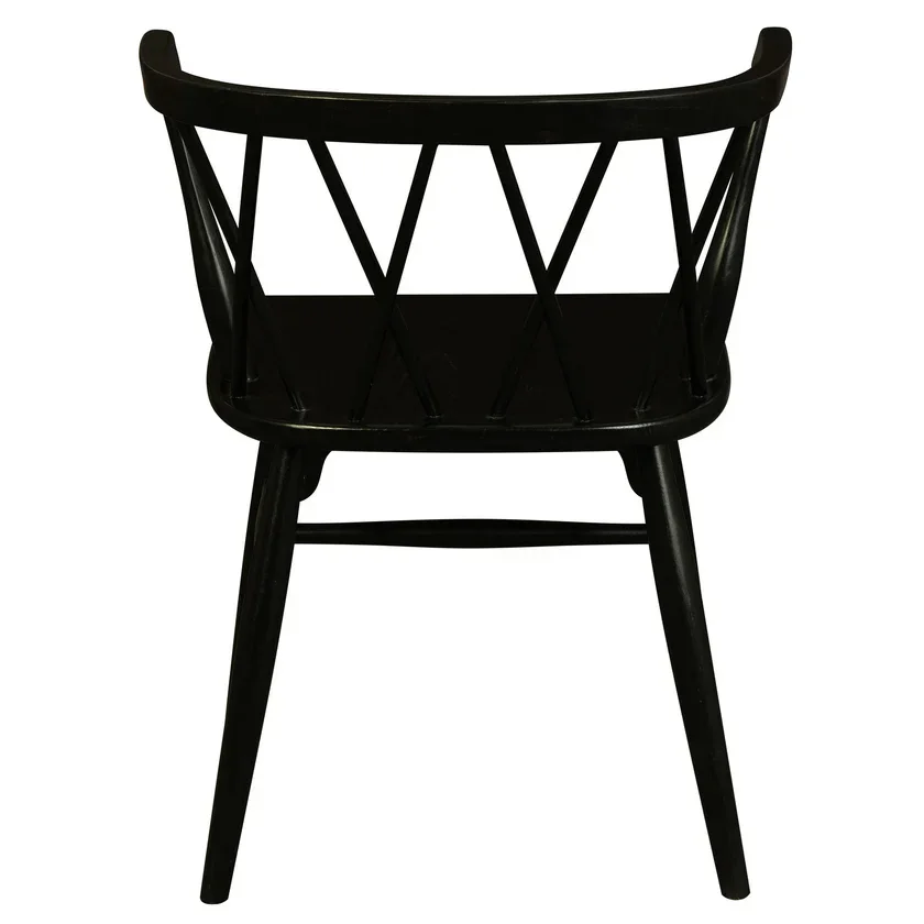 CT Sierra Cross Back Solid Timber Dining Chair - Set of 2