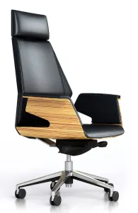 GP Novara Genuine Leather Executive Chair thumbnail 1