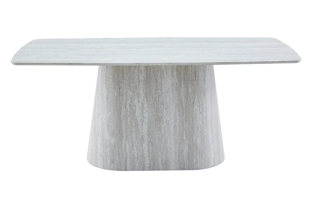 VI Haven Pedestal Base Rectangular Dining Table