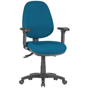 ST Prestige Fabric High Back Task Chair with Arms & Seat Slider thumbnail 1