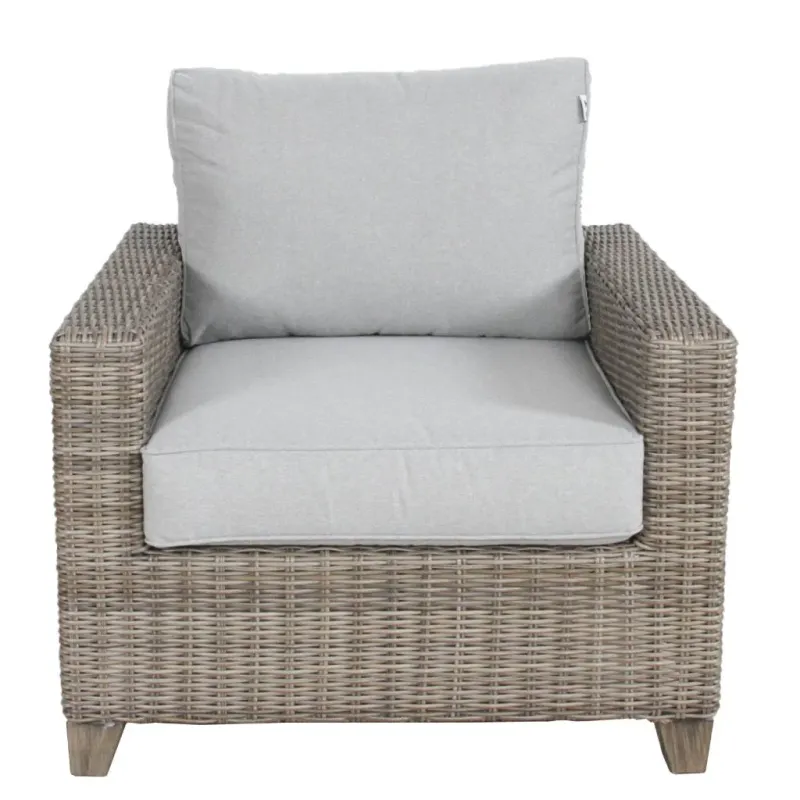 VI Dockside Synthetic Rattan Wicker Single Seater Outdoor Lounge