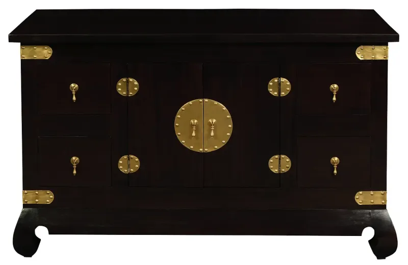 CT Dynasty Solid Mahogany Timber 2 Door 4 Drawer Buffet