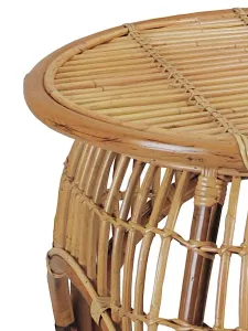 CR Bowen Rattan Round Side Table thumbnail 3