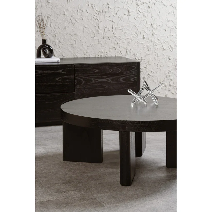 CT Apollo Solid Timber Round Coffee Table