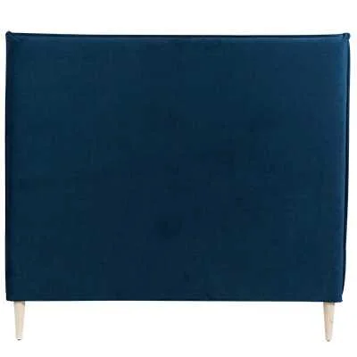 SH Arizona Velvet Upholstered King Bedhead - Navy