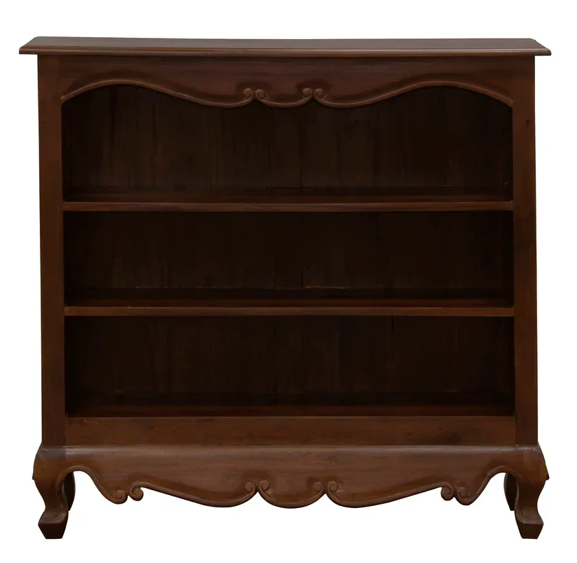 CT Queen Anne Solid Timber 3 Tier Bookcase