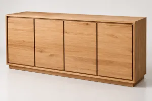 MD Moni Solid Timber 4 Door Buffet thumbnail 1