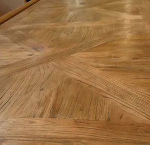 MF Parquetry Recycled Elm Timber Dining Table thumbnail 8