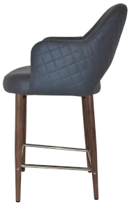 EZ STOOL ALBURY ARM 650 METAL LIGHT WALNUT thumbnail 17