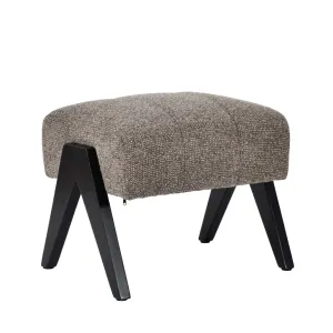 VI Atlas Fabric Upholstered Accent Chair with Footstool - Fawn & Green thumbnail 8