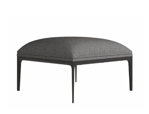 DD Kinetic Fabric Upholstered Ottoman for Breakout Seating