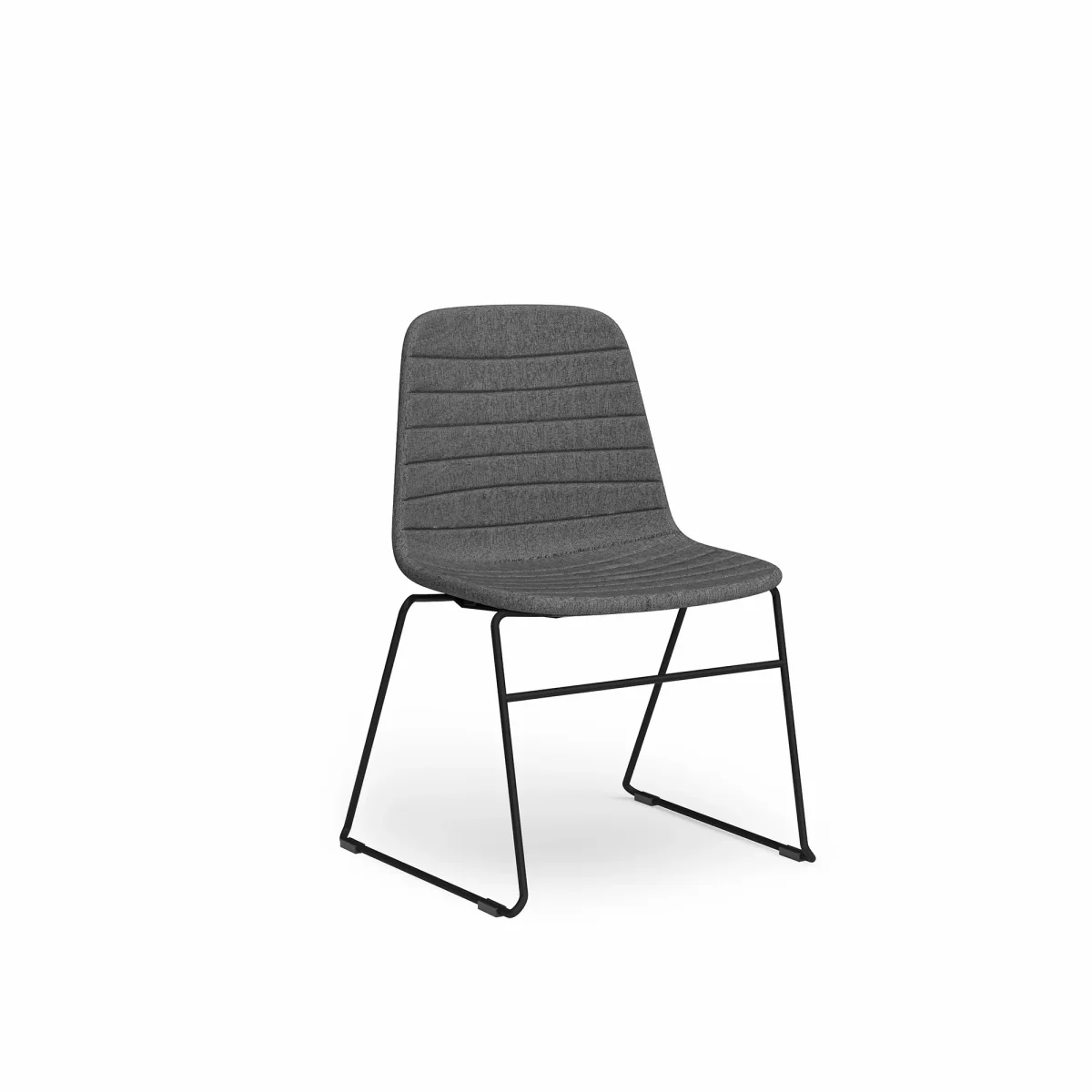 OL Sofia Fabric Upholstered Sled Base Breakout Chair