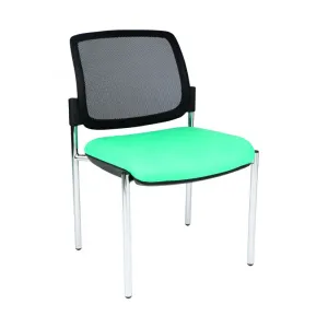 MA Dino 60 Fabric or Vinyl Upholstered 4 Legs Stackable Visitor Chair thumbnail 2