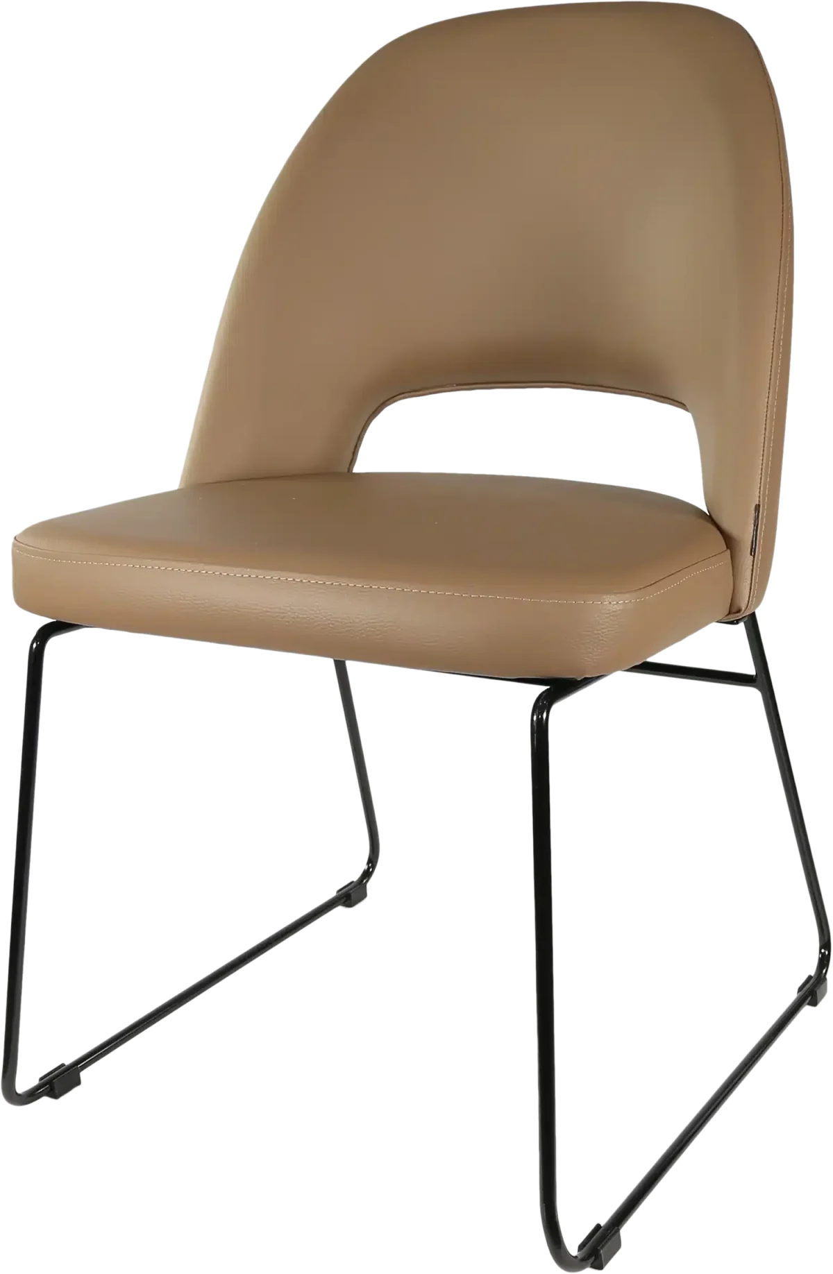 FL Semifreddo Vinyl Upholstered Sled Base Hospitality Chair