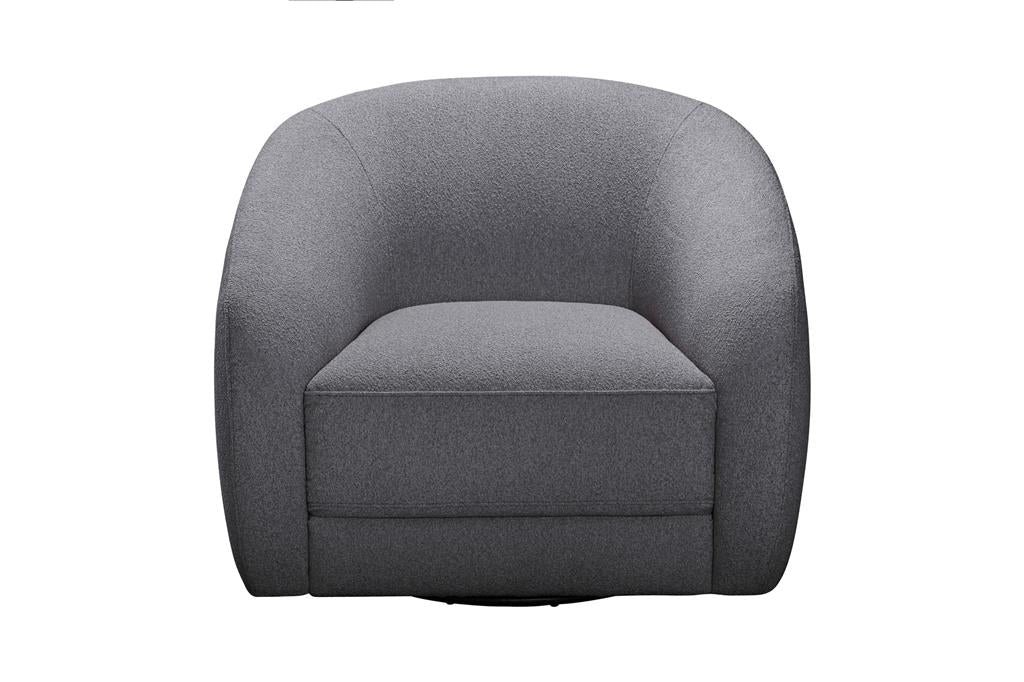 VI Cleo Fabric Upholstered Swivel Armchair Sofa