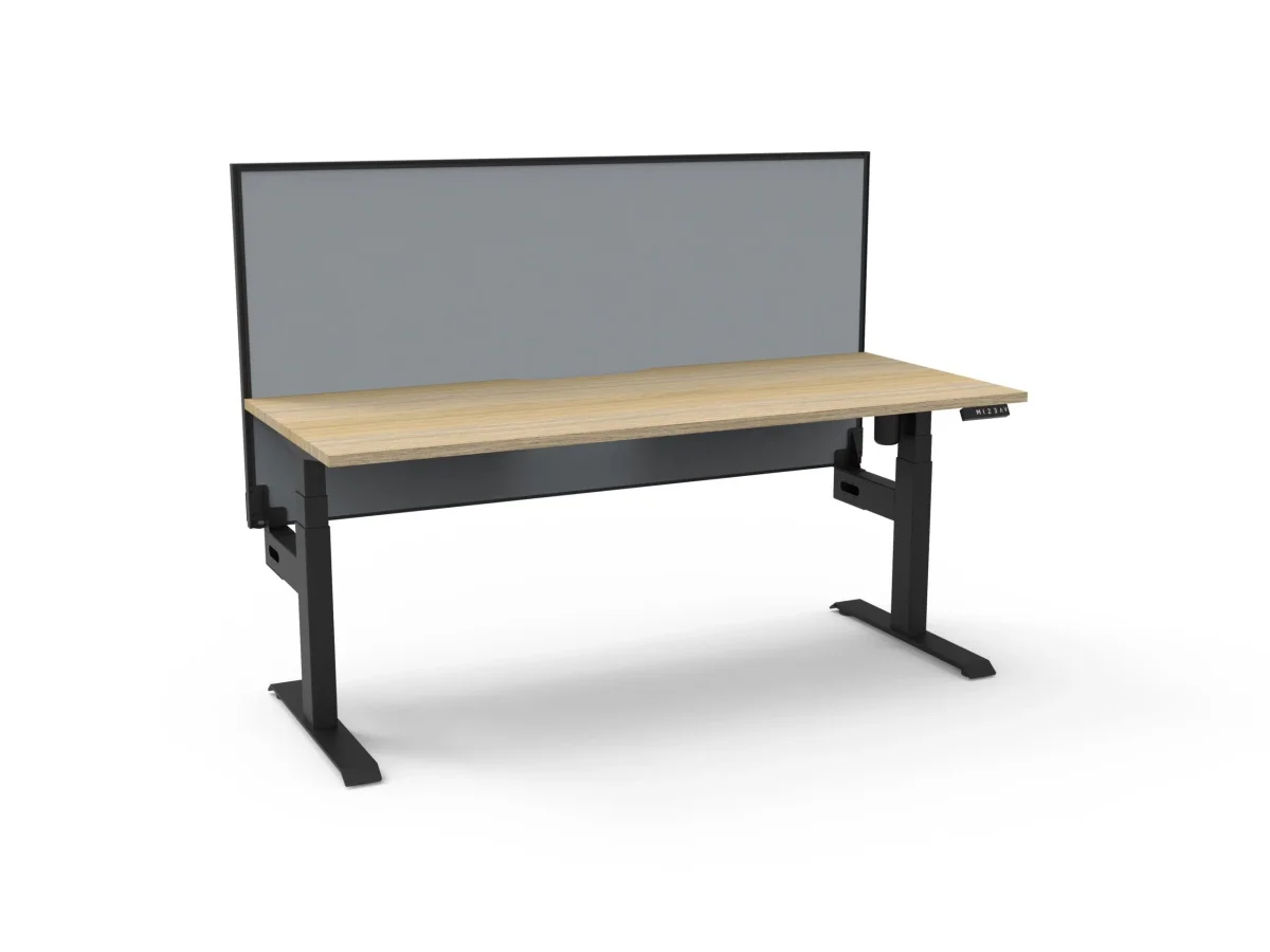 RL Boost Light Motorized Height Adjustable Workstation with SHUSH30 Screen