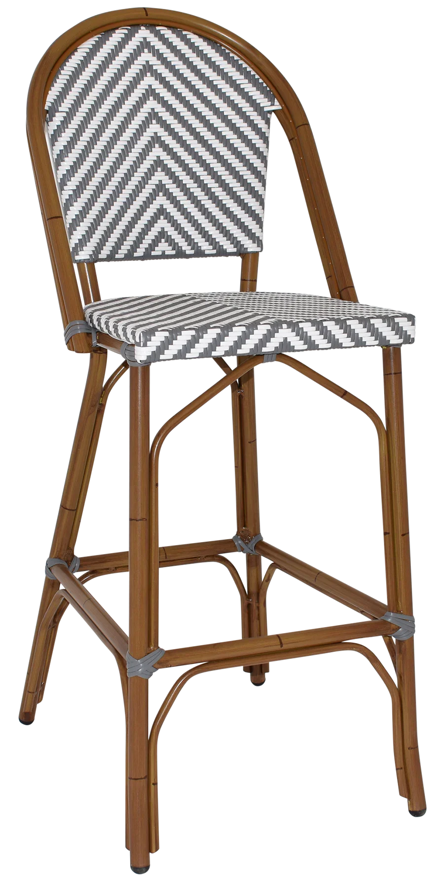 EZ Amalfi Synthetic Wicker Aluminium Frame Outdoor Barstool thumbnail 8