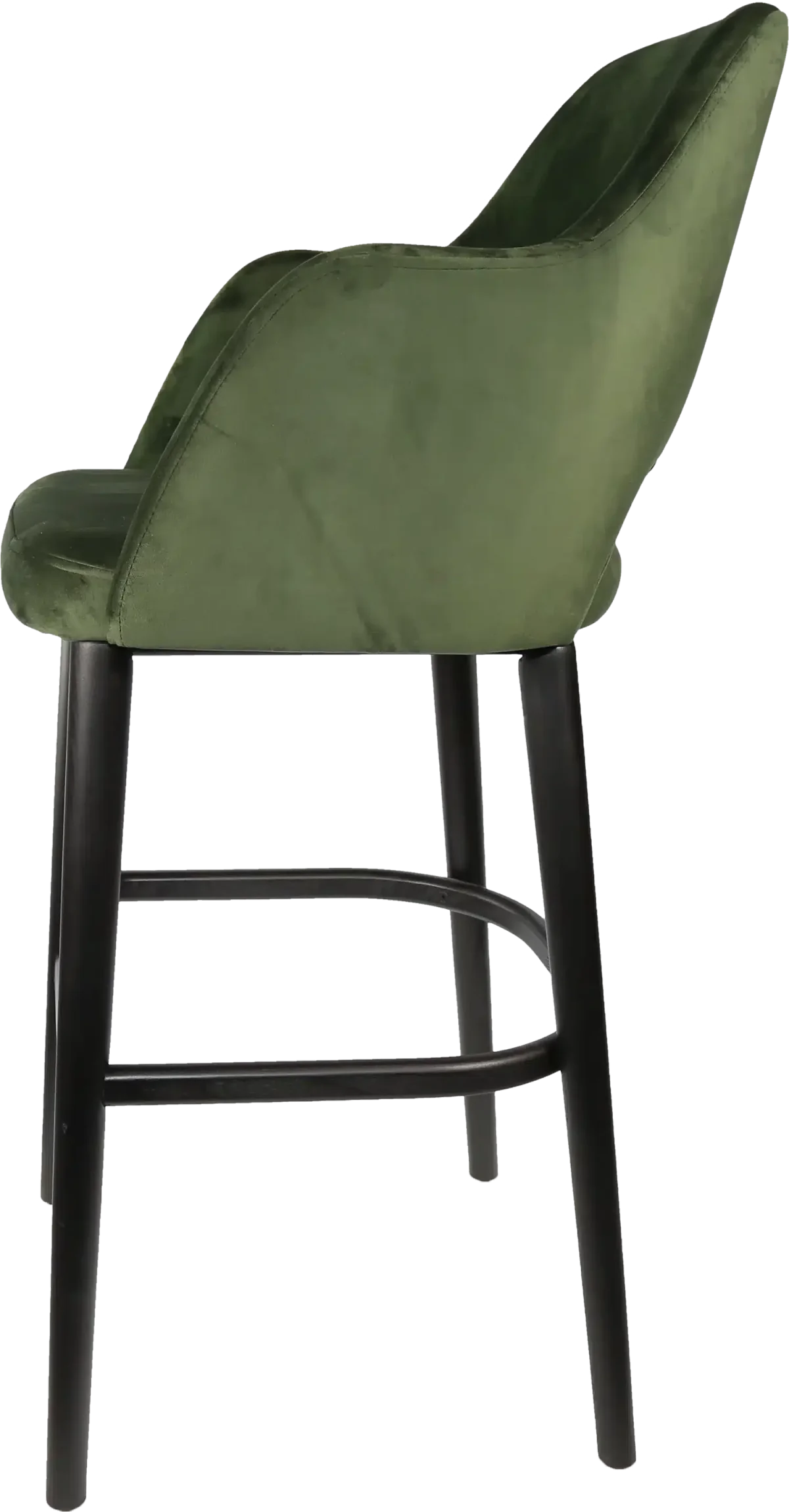 FL Sorbet Velvet Upholstered Timber Legs Hospitality Barstool thumbnail 6