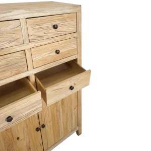 CR Sonoma Solid Timber 18 Drawer 6 Door Filing Cabinet Cupboard thumbnail 6
