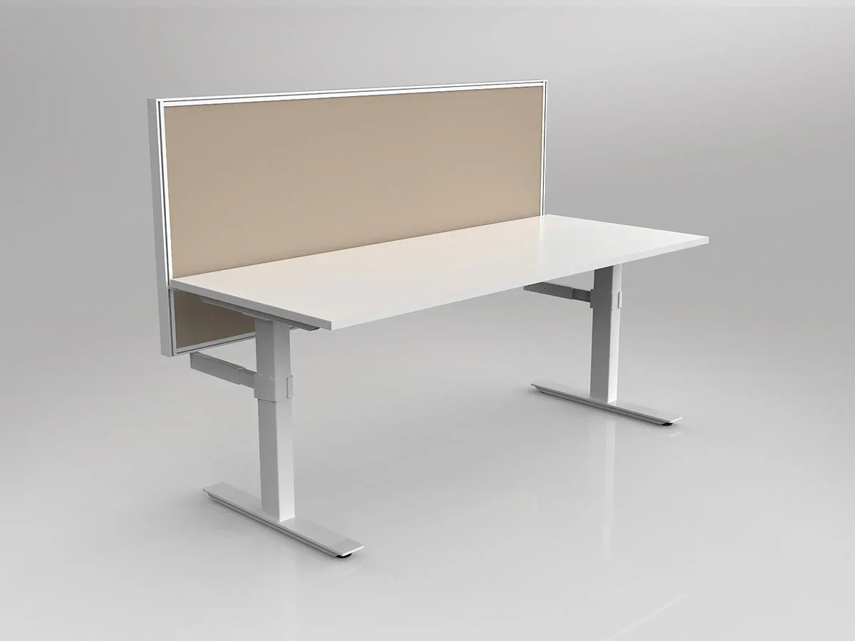 OL Agile 1 Person Workstation with 50mm Central Divider Screen thumbnail 17