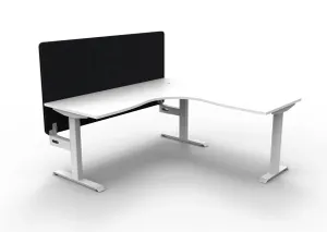 RL Boost Static Corner Desk with Eco Panel Screen thumbnail 11